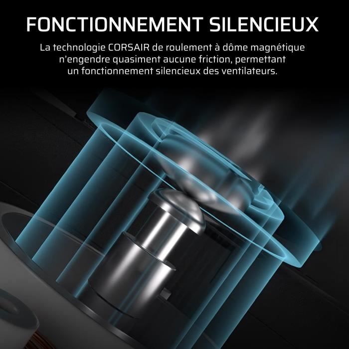 PWM Fan 140mm - CORSAIR - RS140 - White