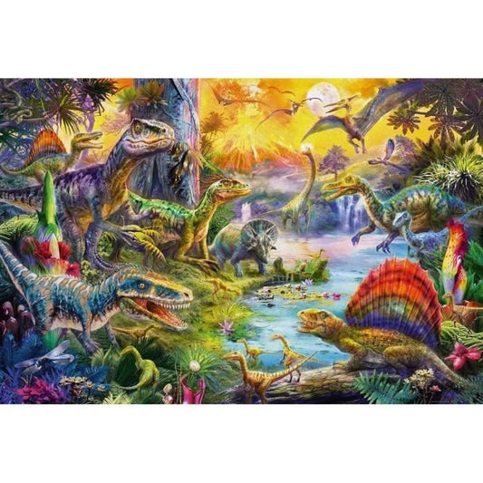 Dinosaurs - With Add on (dinosaurs' figurines) - 60 pcs - Schmidt Spiele