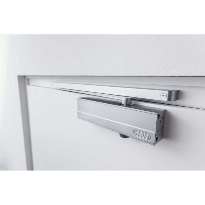 Door closer - ABUS - AC7303 S - Secure closing - Silent - Suitable for doors up to 96 cm - Max. weight 60 kg