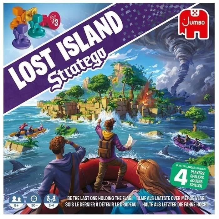 STRATEGO LOST ISLAND - Strategy game - DUJARDIN - Find the hidden flag before it disappears!