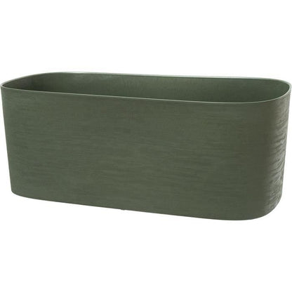 XL planter with water reserve - GARDEN ID Respect - Verdigris 80 x 38 cm - 100% household waste - 100% recyclable