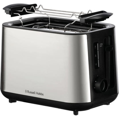 Toaster - RUSSELL HOBBS - HEATON - 2 slots - Stainless steel
