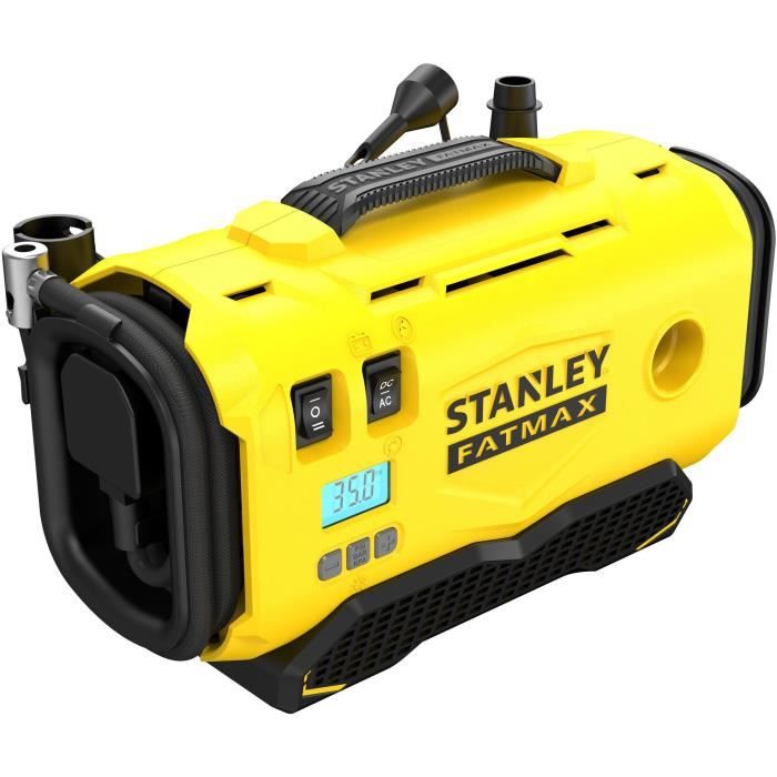 Compressor Inflator - STANLEY FATMAX V20 - SFMCE520B-QW - Lithium 18V - 11 bars - Without Battery
