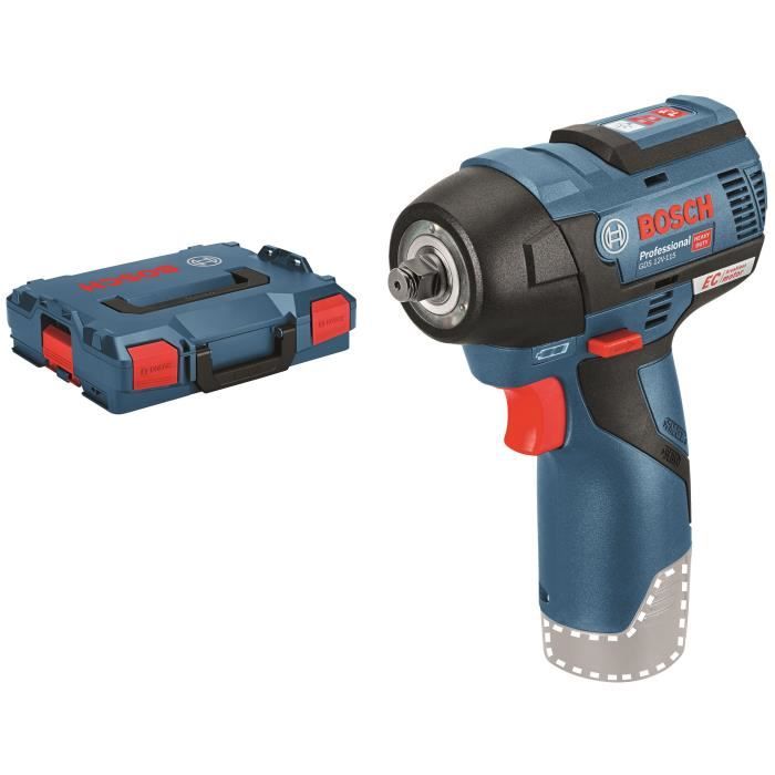 BOSCH PROFESSIONAL Cordless impact wrench 12V GDS 12V-115 solo Click & Go, L-BOXX