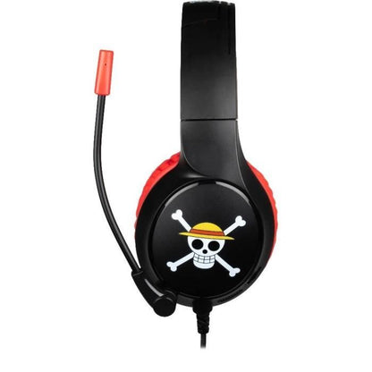 Wired gaming headset - KONIX - One Piece - PC, PS4, PS5, Switch and Xbox - Microphone - 1.5 m cable - 3.5 mm jack socket - Luffy