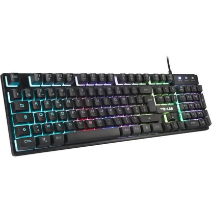 Gaming Keyboard - RGB Membrane - THE G-LAB - KEYZ-CAESIUM/FR - FR Layout - 12 shortcuts - 19 anti-ghosting keys