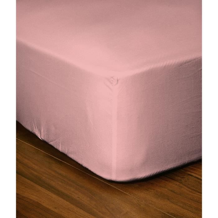 Fitted sheet - LOVELY HOME - LH71623 - 180x200+35 cm - Pink