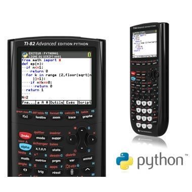 TEXAS INSTRUMENTS TI-82 Advanced Edition Python Graphing Calculator - Black