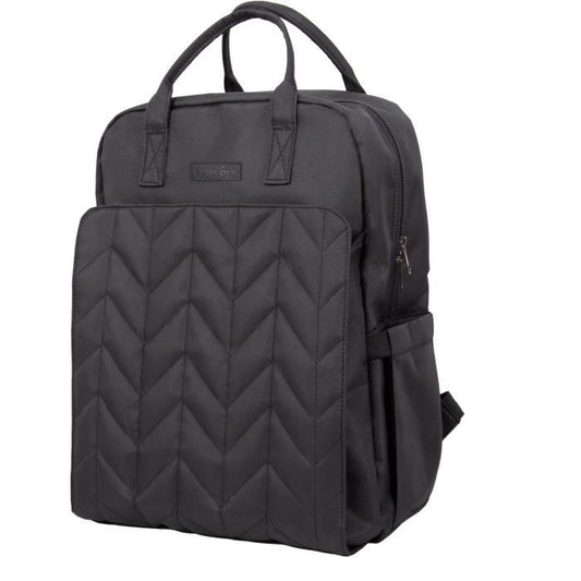 Diaper bag - TINEO - Backpack shape - Quilted - Black