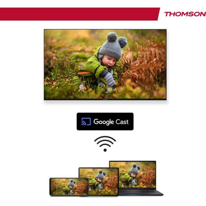 THOMSON 43QG4S14 - QLED TV 43 (109 cm) - 4K 3840x2160 - HDR 10 - Google TV - 2xHDMI 2.1 + 2xHDMI 2.0
