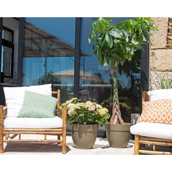 Pot Capri Campana 35cm Anthracite