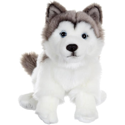 Husky Dog Plush - GIPSY TOYS - Sitting, 25 cm