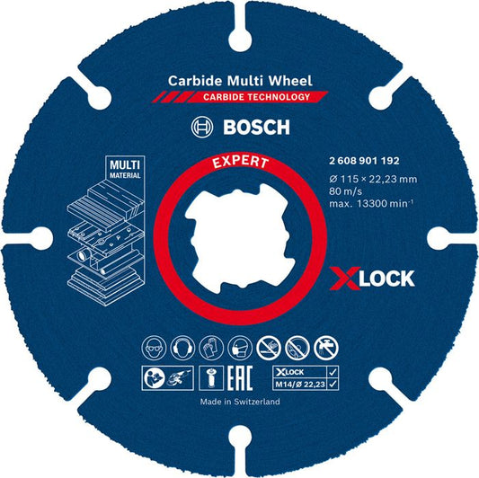 Disk a Crunciation Carbide Multi Wheel 125 mm - Bosch Expert -