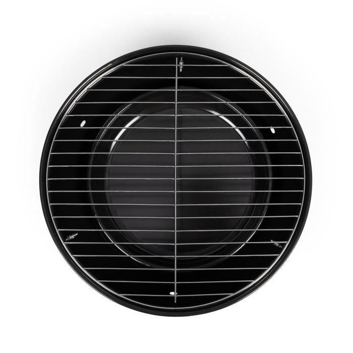 Portable charcoal barbecue - LIVOO - DOC301 - Champagne and black