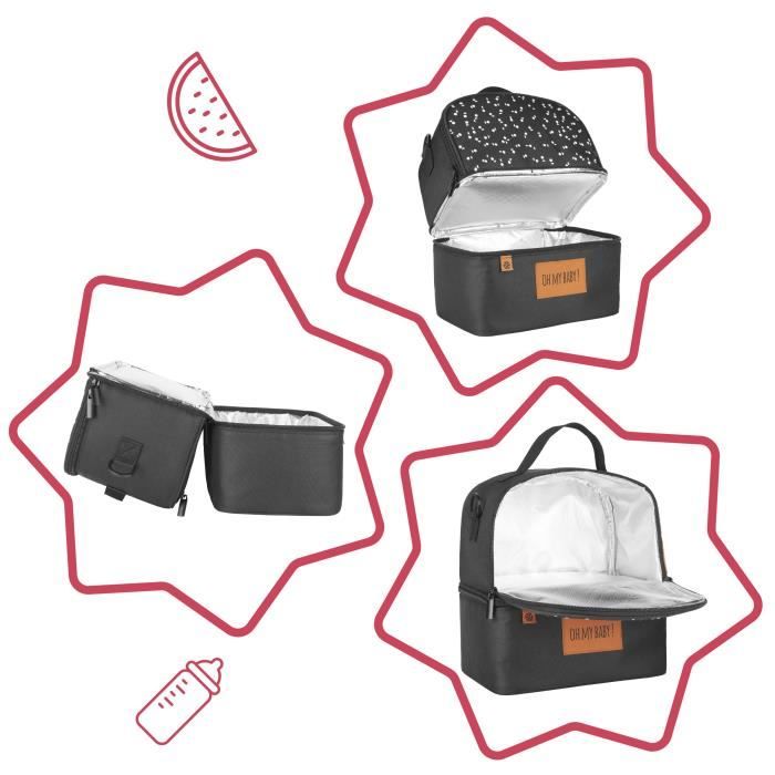 BADABULLE Multipocket Pick & Go Insulated Lunch Bag