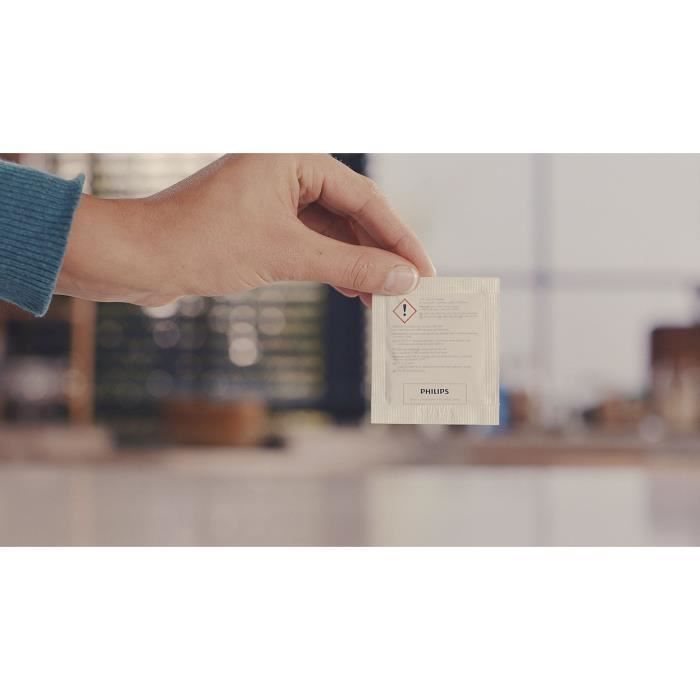 Milk circuit cleaner sachets - PHILIPS - CA6705/10 - Removes milk residue - Pack of 6 sachets