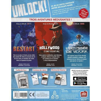 Unlock 11 - Extraordinary Adventures - French Version - 1 to 6 players - Ages 10 and up
