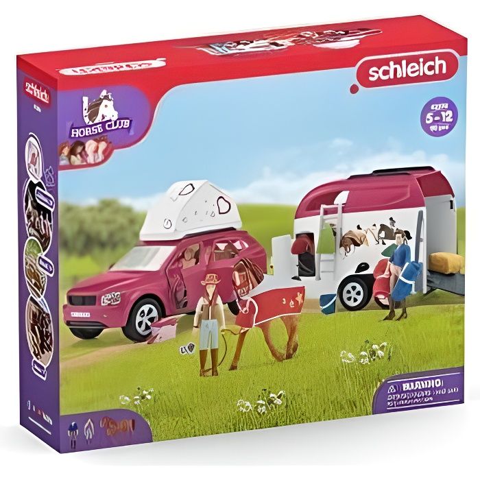 Schleich - Large Equestrian Voyage by car and trailer - 42535 - Horse club range