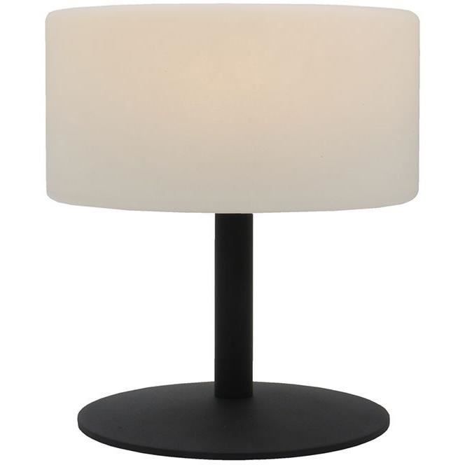 Cordless table lamp - LUMISKY - ATLAS Rock - H20 cm - Steel base - Grey - Warm white and white LED