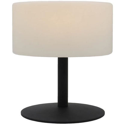 Cordless table lamp - LUMISKY - ATLAS Rock - H20 cm - Steel base - Grey - Warm white and white LED