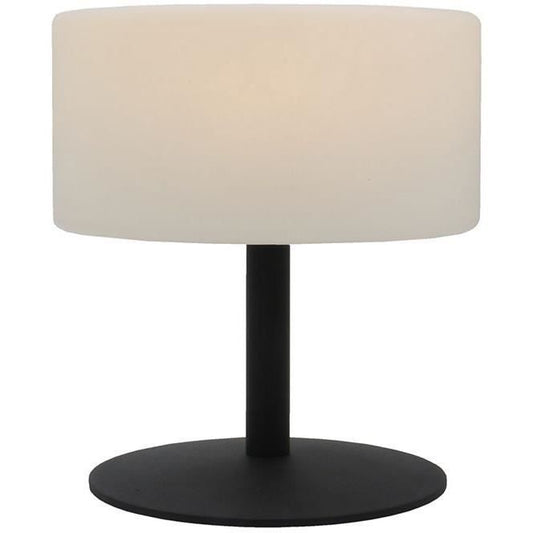 Cordless table lamp - LUMISKY - ATLAS Rock - H20 cm - Steel base - Grey - Warm white and white LED
