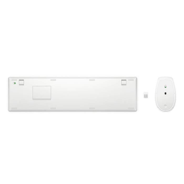 HP 650 Wireless Keyboard Mouse Set - AZERTY - White