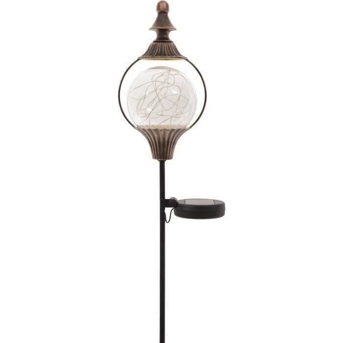 Solar lantern - GARDEN ID Royal - H91 cm - Autonomy 6-8h - Bontou on/off - AAA rechargeable battery.