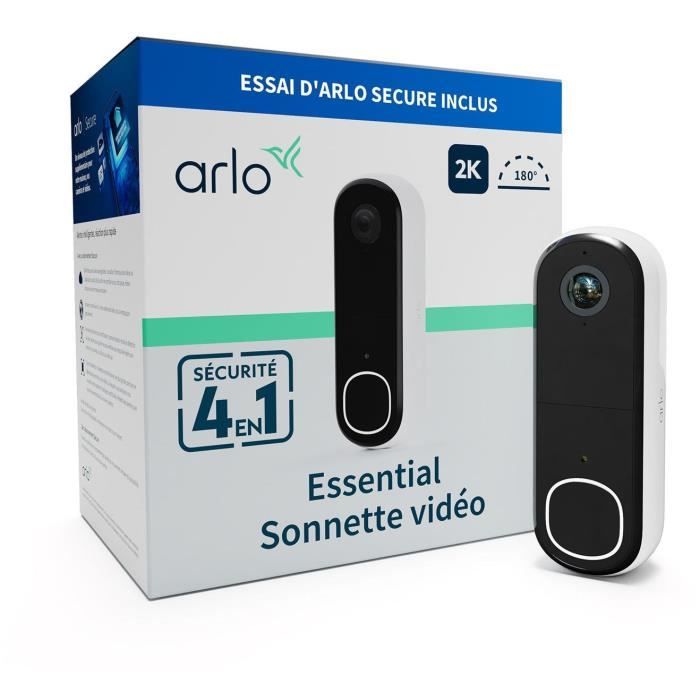 Video Doorbell - ARLO - AVD4001-100EUS - Wi-Fi Direct - Built-in Siren - 4 in 1