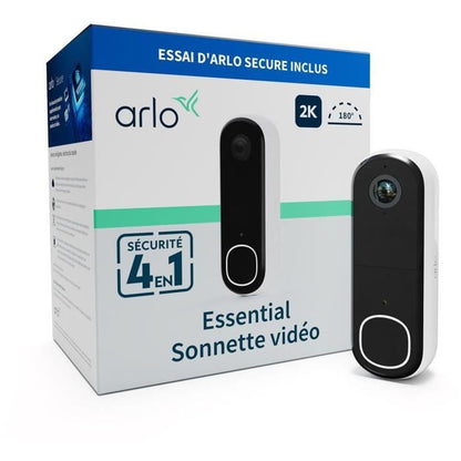 Video Doorbell - ARLO - AVD4001-100EUS - Wi-Fi Direct - Built-in Siren - 4 in 1