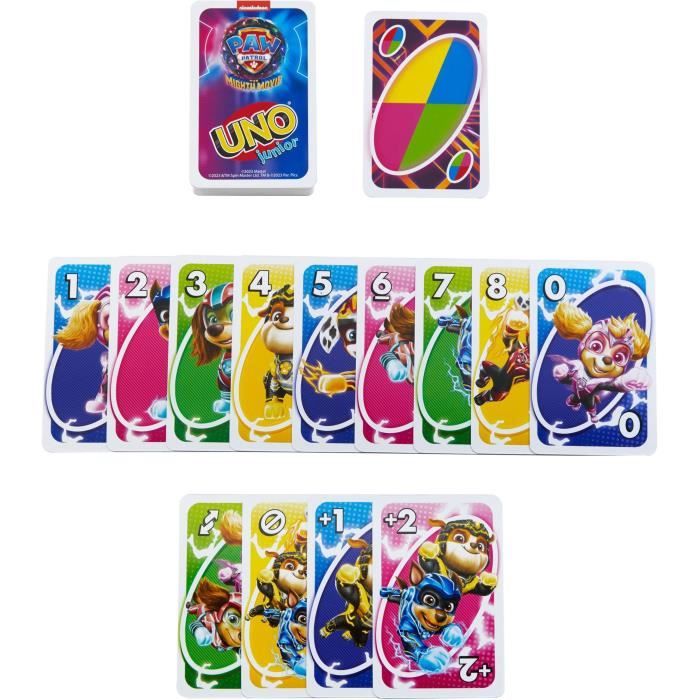 Mattel Games - Uno Junior-Paw Patrol: The Super Patrol-Card Game HPY62