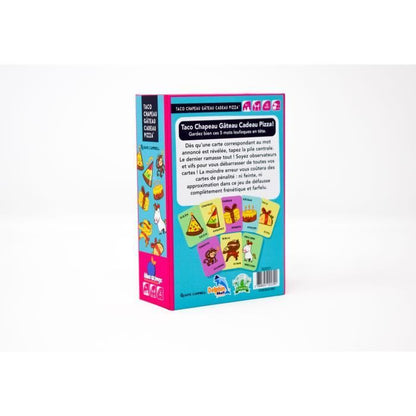 Party game - BLUE ORANGE - Taco Hat Cake Gift Pizza - Speed - Reflexes - Food