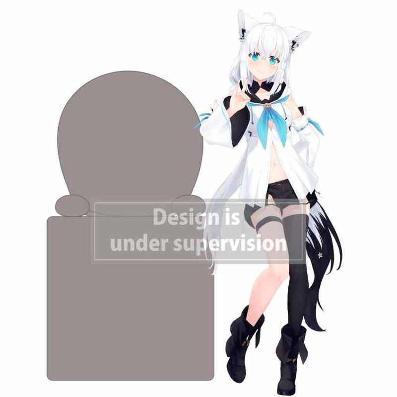 Hololive Production Shirakami Fubuki Hikkake figure 10cm