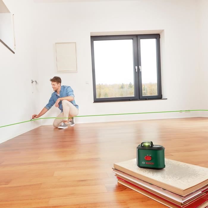 Bosch UniversalLevel 360 line laser (vertical and horizontal line laser with 360° laser for alignment throughout the