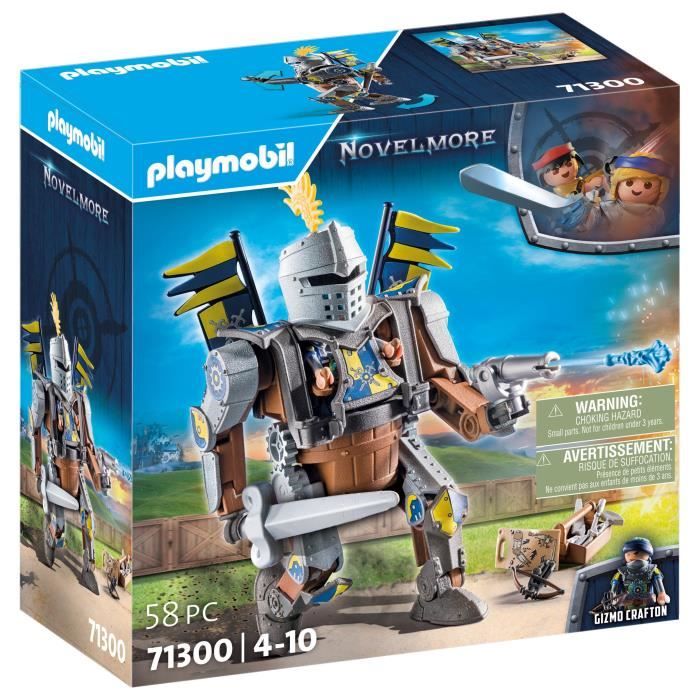 PLAYMOBIL 71300 Novelmore Fighting Giant - Fight enemies with the armored giant, his arms and legs are movable