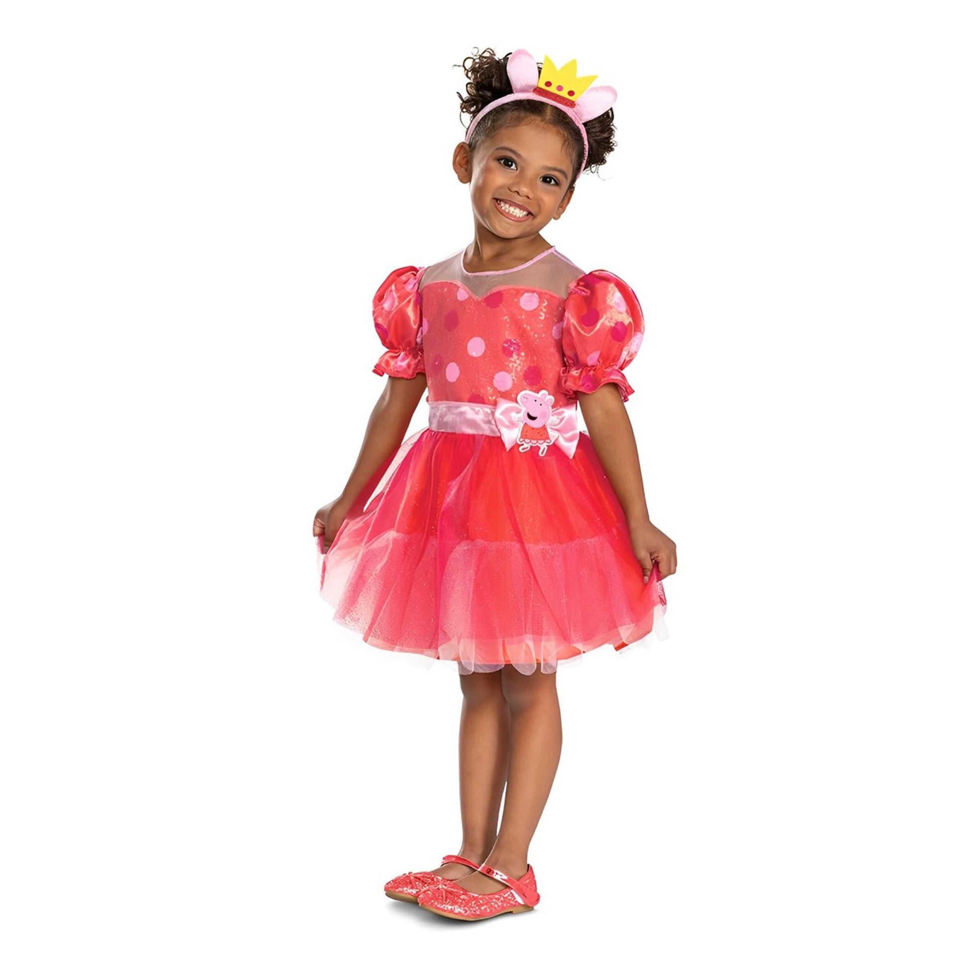 Peppa Pig Toddler Costume Dress | M (3T-4T)