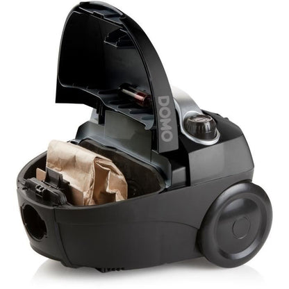 Domo do1033S - Compact vacuum cleaner with 450W bag - HEPA10 filter. Radius of action 7m. 1.5L bagcacity.