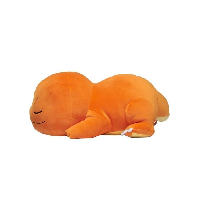 Charmander Sleeping Plush 40cm - BANDAI - Pokémon - Soft Toy or Pillow for Children 2 Years and Older