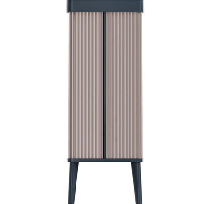 Floor-standing bin - VERTO - CURVER - Touch opening - 54 L - Pearl pink