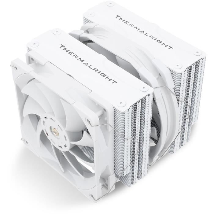 CPU Cooler - THERMALRIGHT - Frost Commander 140 - White - 1x140mm + 1x120mm Fans - Intel and AMD Compatibility