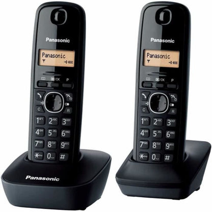 Panasonic KX-TG1612FRH Duo Cordless Phone Without Answering Machine Black