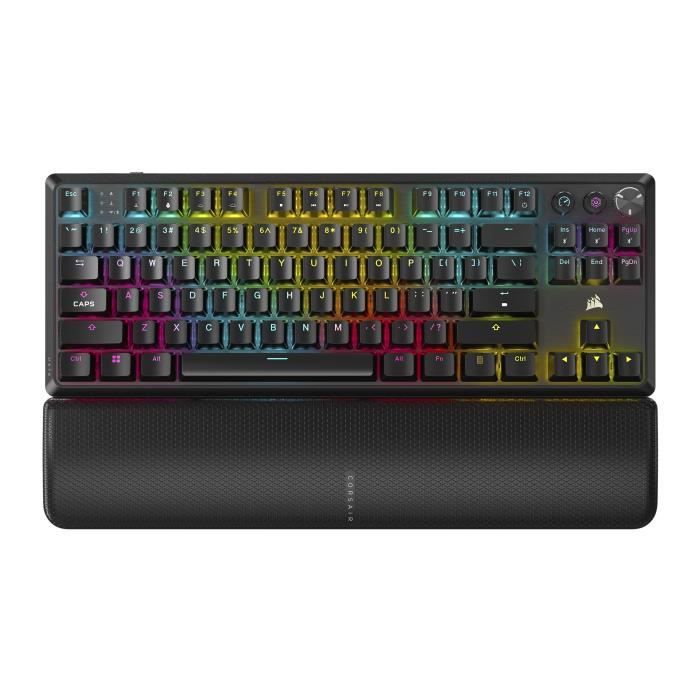 Gaming Keyboard - CORSAIR - K70 Pro TKL - MGX Hyperdrive Switches - RGB Backlighting - AZERTY