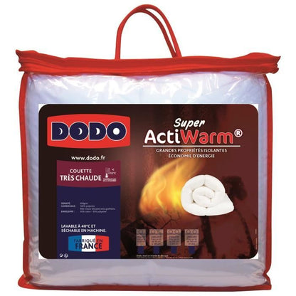 DODO Quilt very hot 450g / m² SUPER ACTIWARM 200x200 cm white