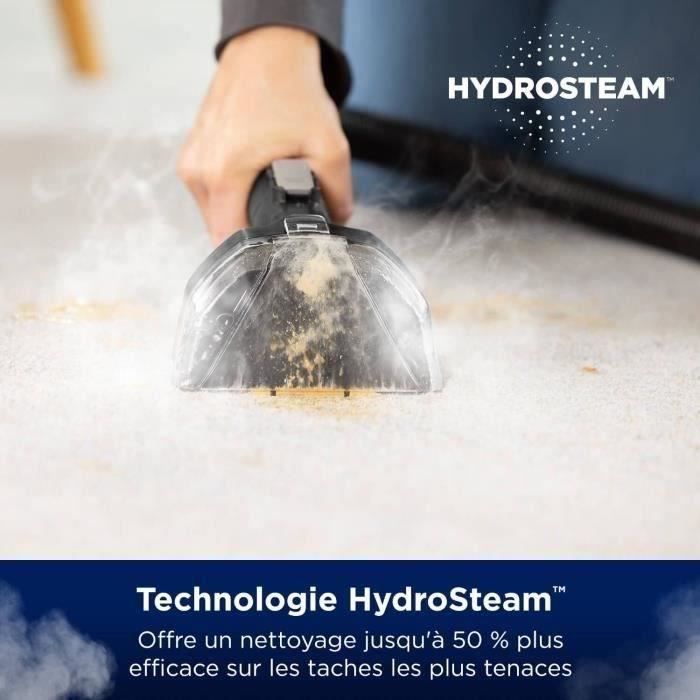 NEW BISSELL SpotClean HydroSteam Select - Steam Cleaner - Carpets, Cars, Tiles - 1000 W - 4.5 m - 3 Cleaning Modes