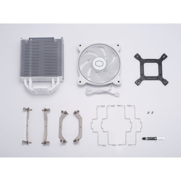 COOLER MASTER - Hyper 212 Halo White ARGB - Cooler - TDP 180w - 120 mm