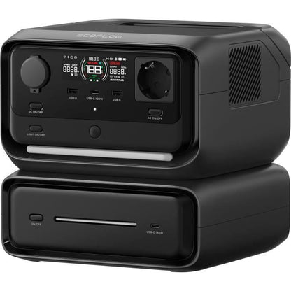 Starter Battery - EcoFlow - RIVER 3 Max - High Performance, UPS System, Expandable Capacity, EB300 Battery Included