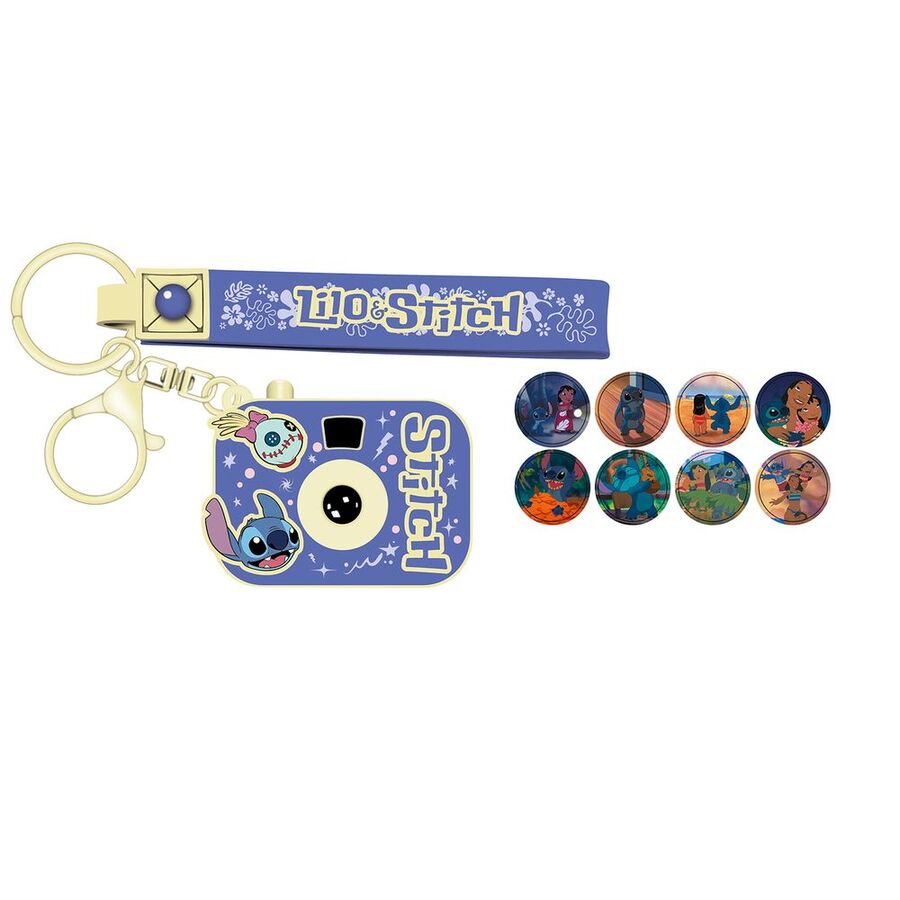Disney Stitch Keychain Projector + 8 images