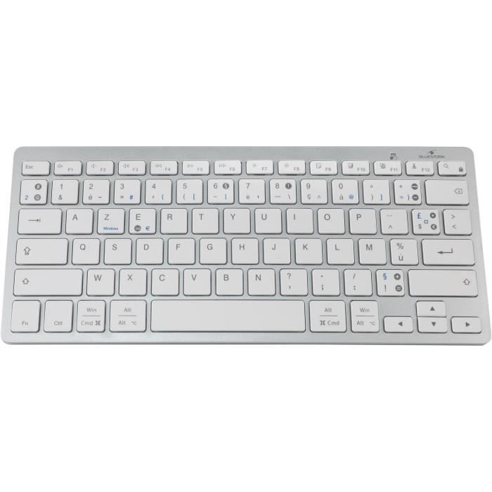 Keyboard - THE G-LAB - KB-MINI-PC-MAC/FR - Bluetooth - Double Layout PC MAC