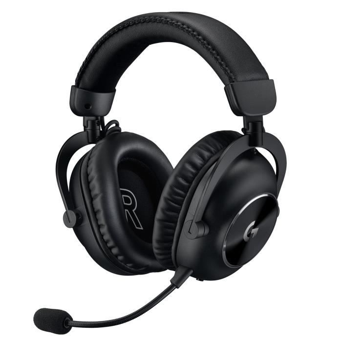 Logitech G PRO X 2 LIGHTSPEED PC Headset Bluetooth Headphones, Detachable Microphone - Black