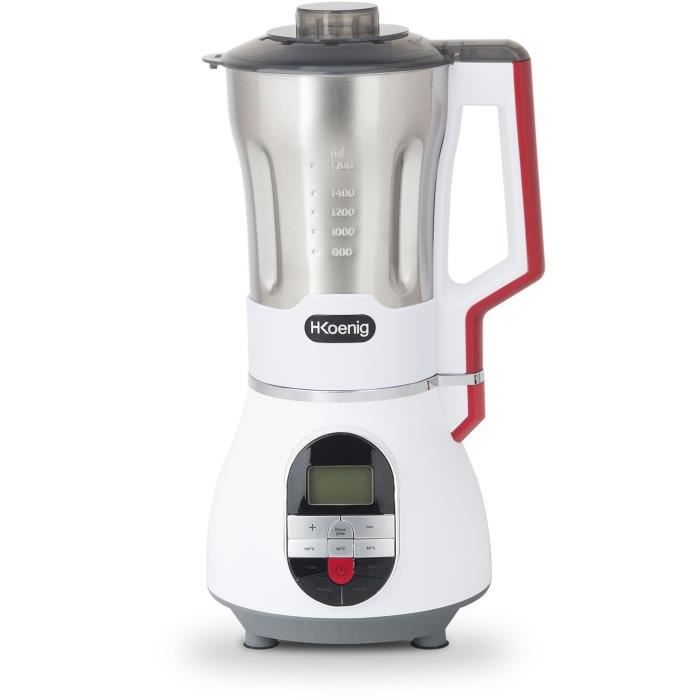 Heating blender - H.Koenig - MXC36 - 900 W - 1.4 L - Stainless steel - 3 speeds + Pulse