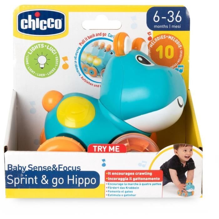CHICCO - Hippo Sprint&go - Blue and orange - From 6 months